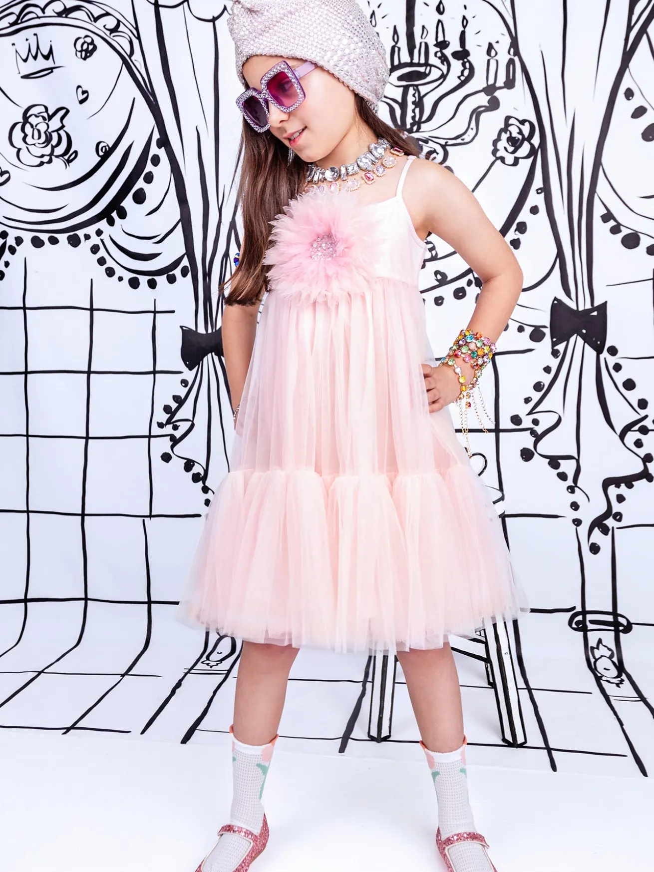 Adorn Tulle Dress