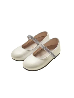 Babywalker Single Strap Crystal Embellished Ballerinas