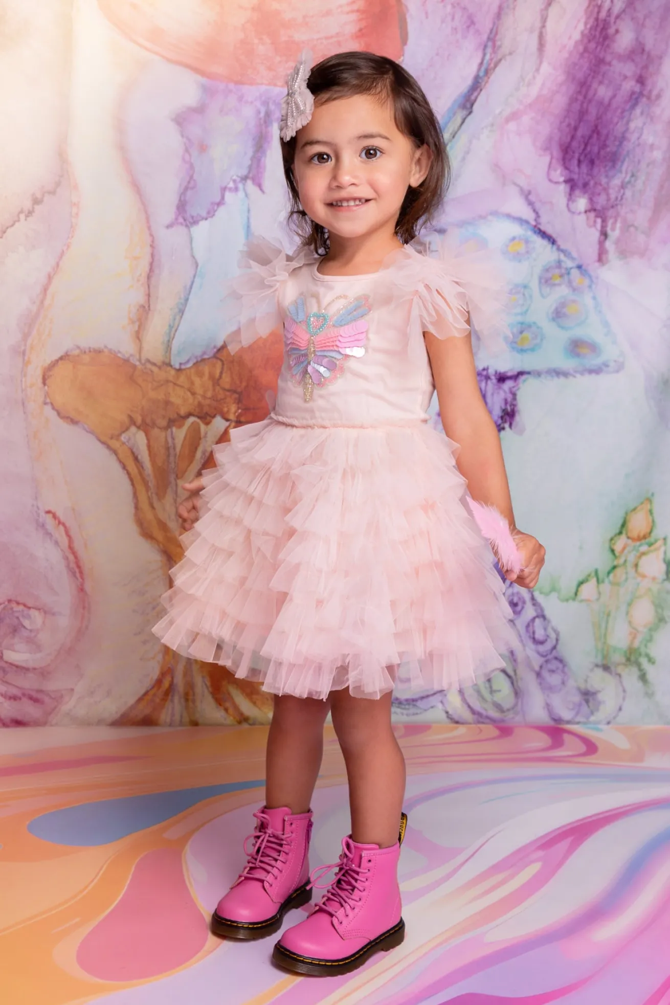 Bébé Kaleidoscope Eyes Tutu Dress