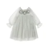 Bébé Smokey Petal Tulle Dress