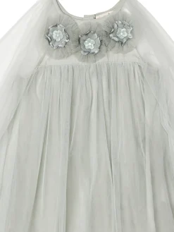 Bébé Smokey Petal Tulle Dress