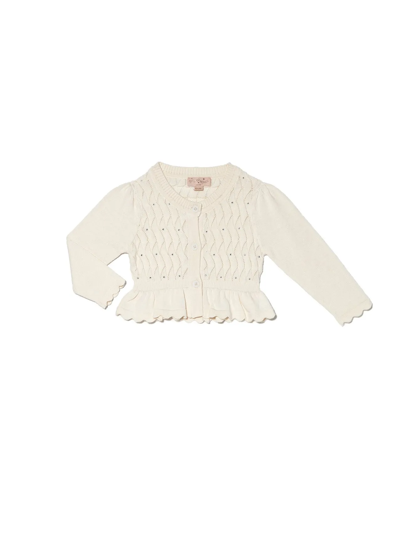 Bebe Crystal Dalliance Cardigan