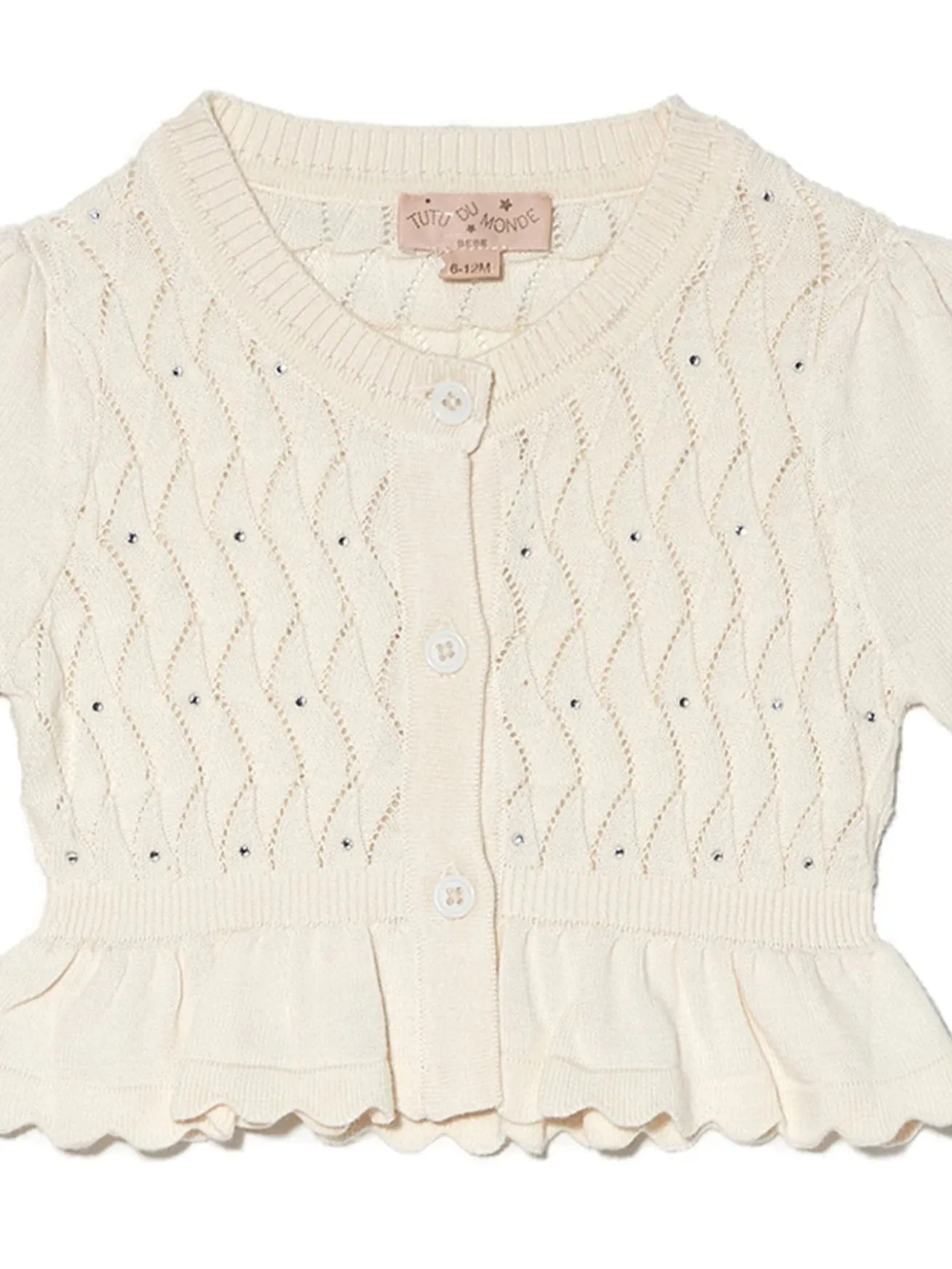 Bebe Crystal Dalliance Cardigan