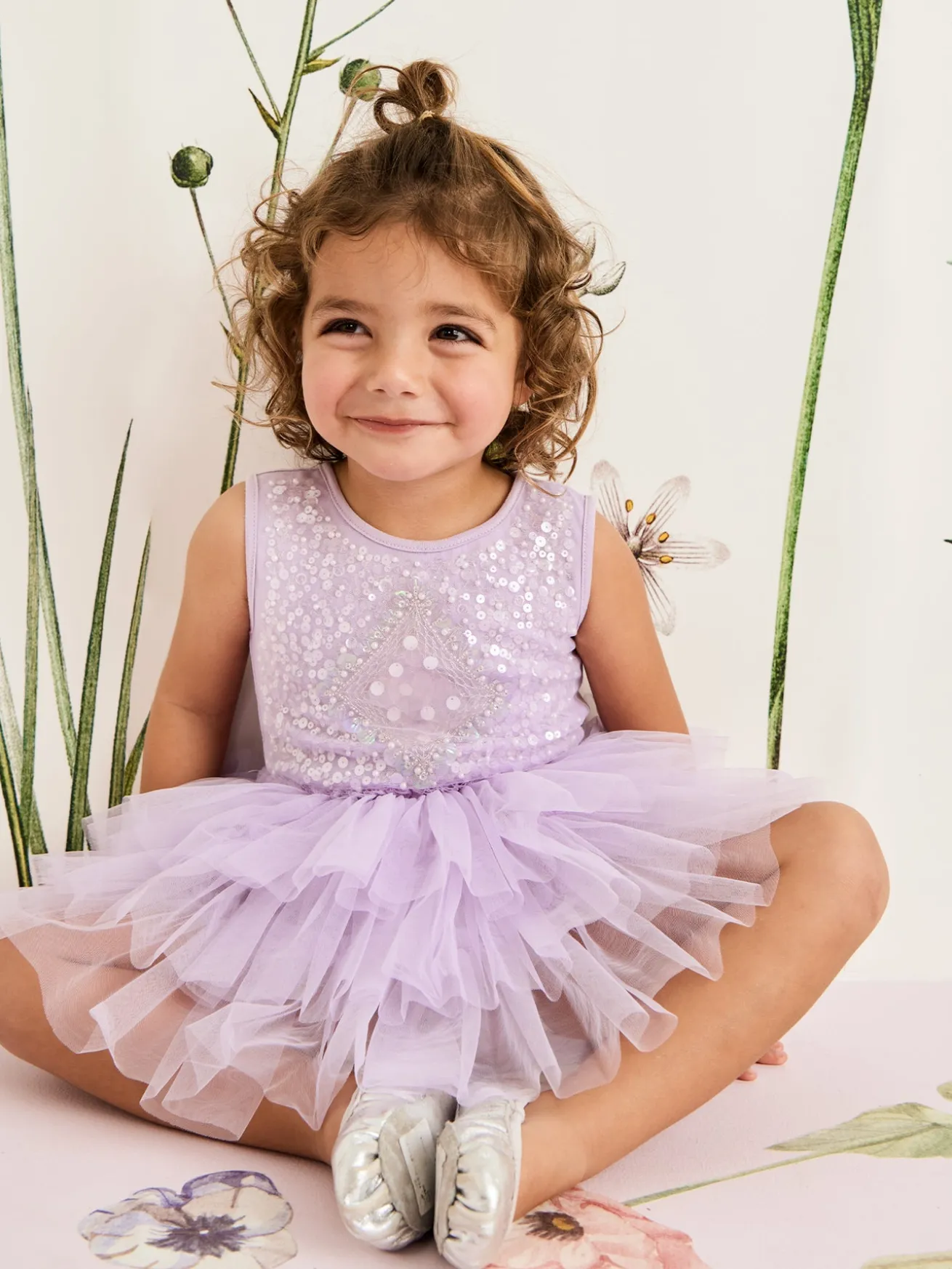 Bebe Mirror Ball Tutu Dress