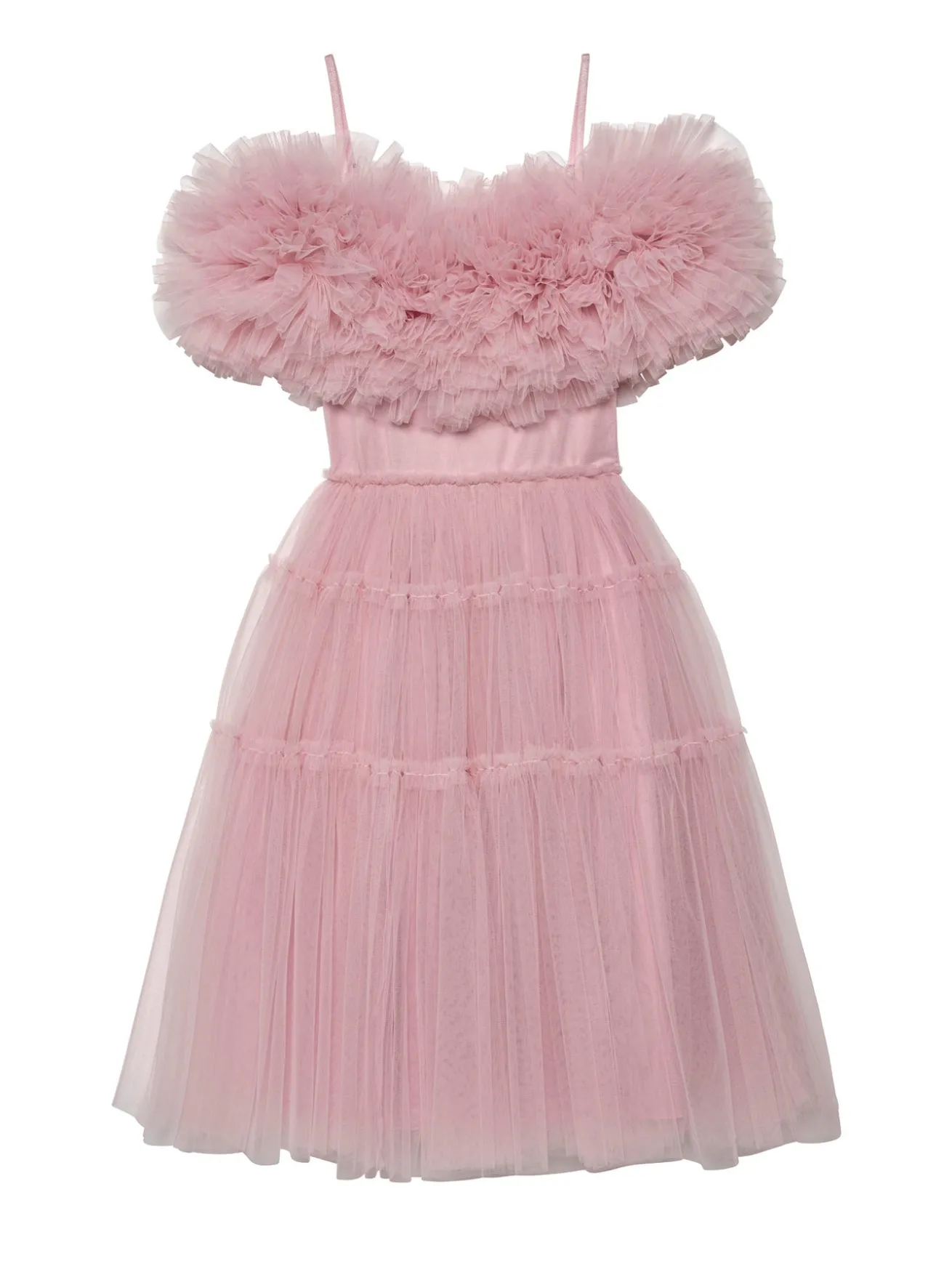 Carnation Tulle Dress