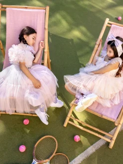 Carnation Tulle Dress