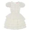 Floral Lattice Tutu Dress