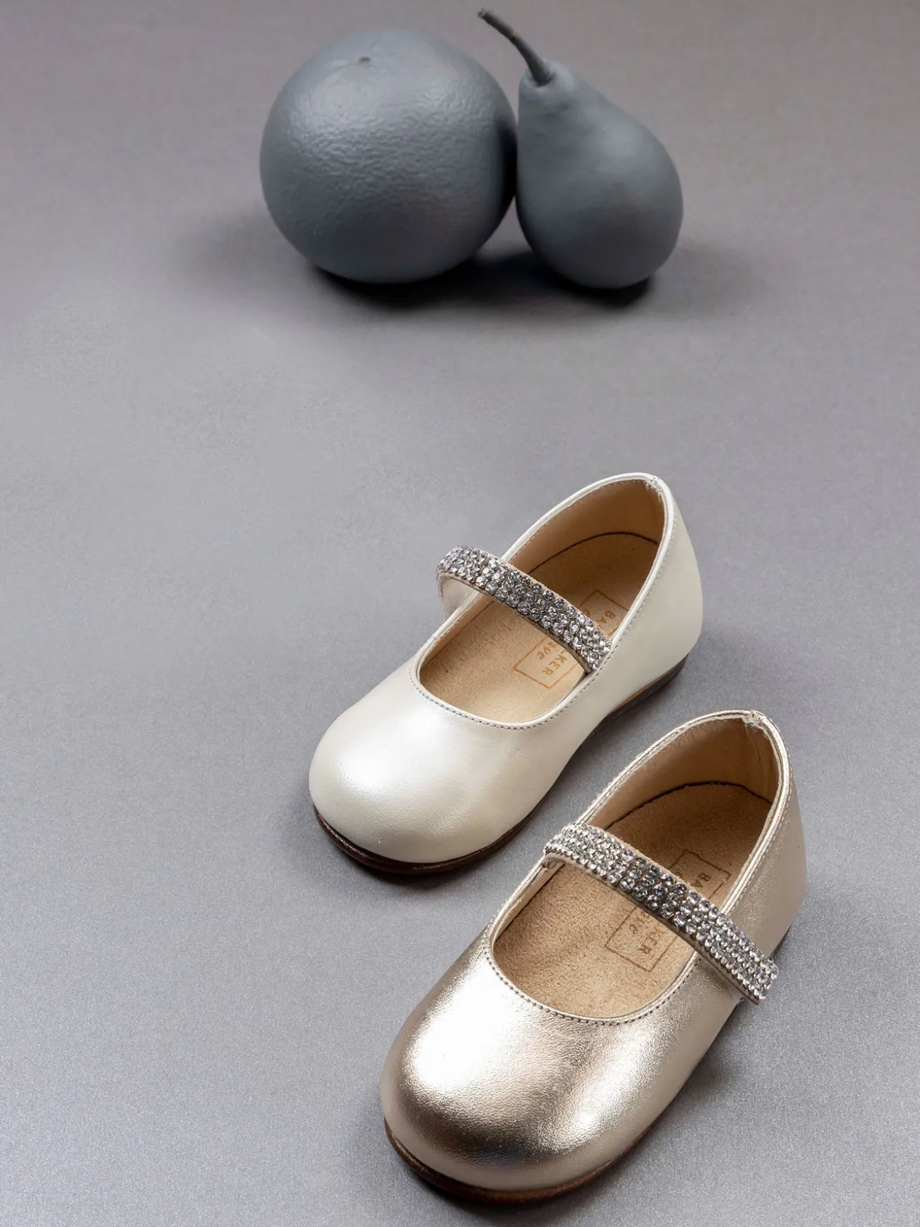 Single Strap Swarovski Crystal Embellished Ballerinas