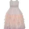 Waterfall Long Tutu Dress