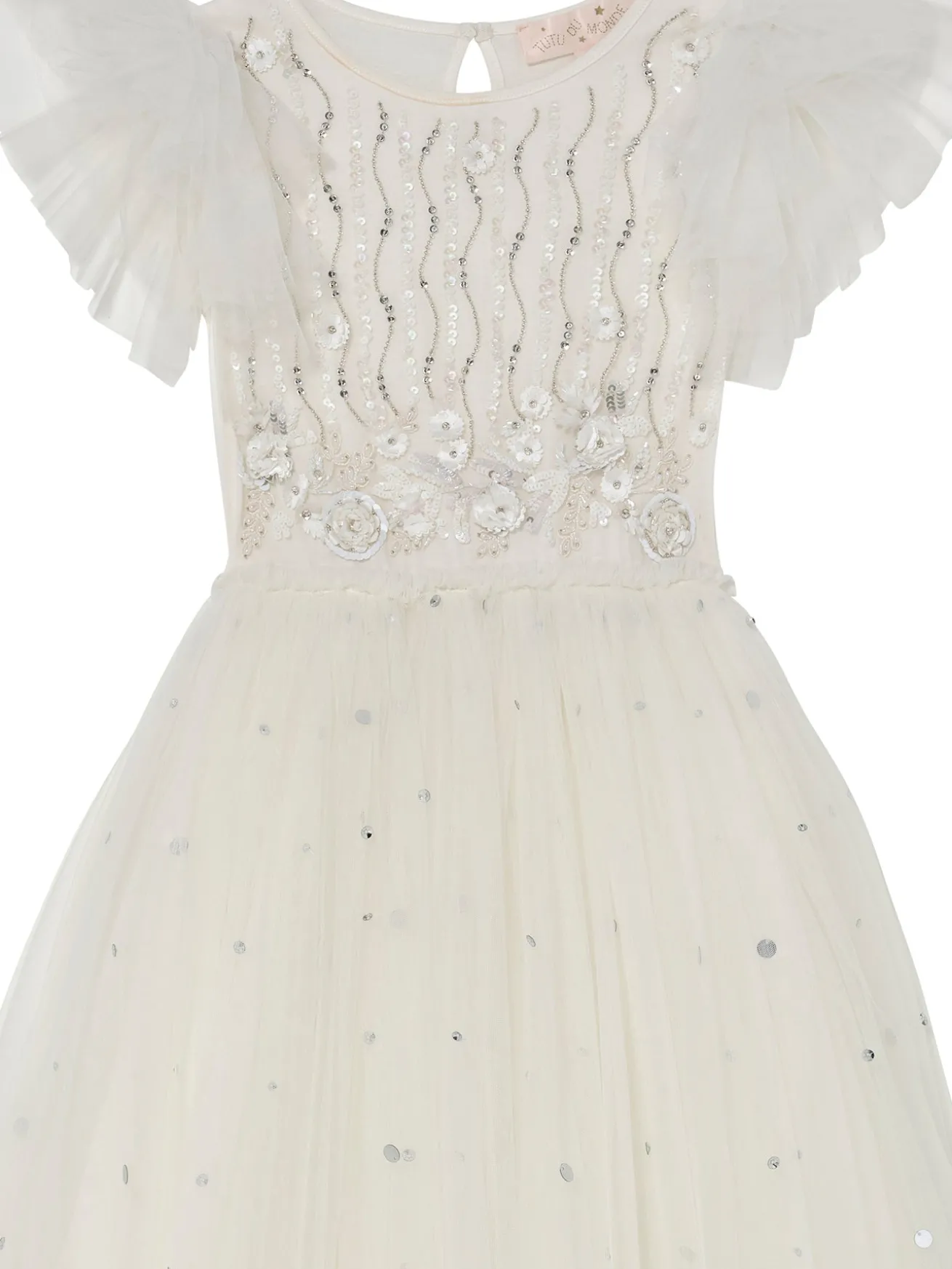 White Wisteria Tutu Dress